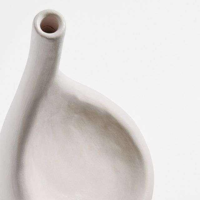 NORKS Vase 30 cm ceramic beige
