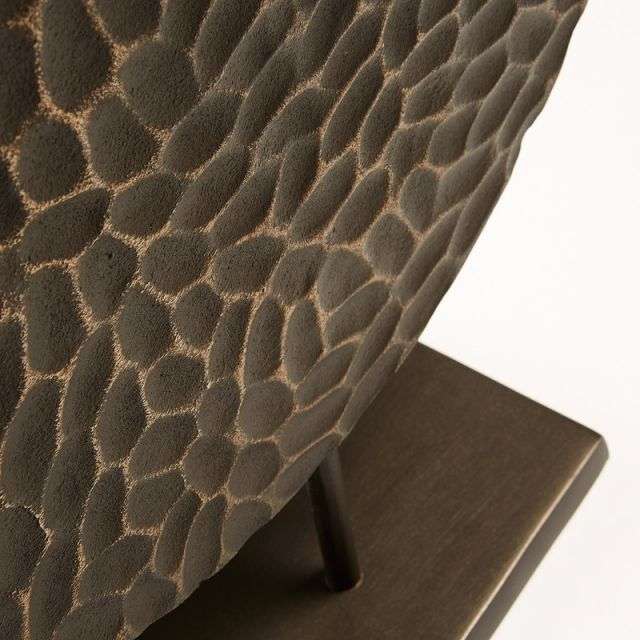 KENJI Decorative disc 44 cm metal brass