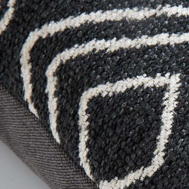 NICAM Cushion 45x45 Nikarosa quartz/Harrier dark grey