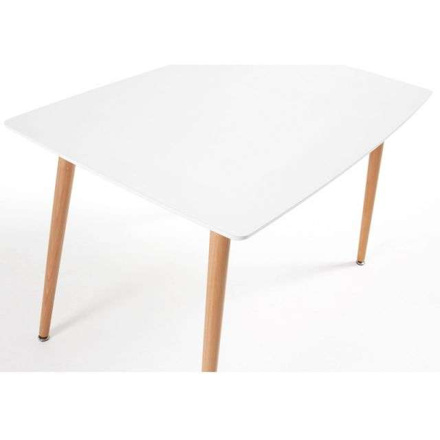 DAW Table 120x75 white Lacquered