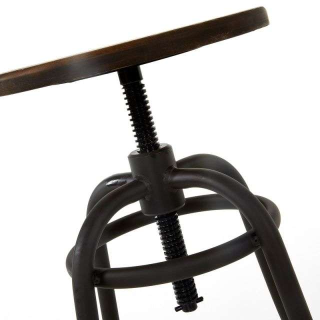 MALIBU Barstool metal graphite bamboo【2脚セット】