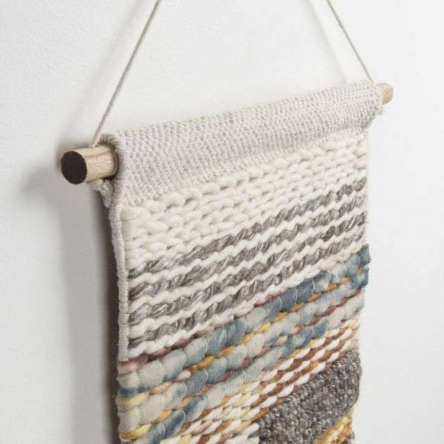 EMNIO Wall tapestry cotton wool multicolor