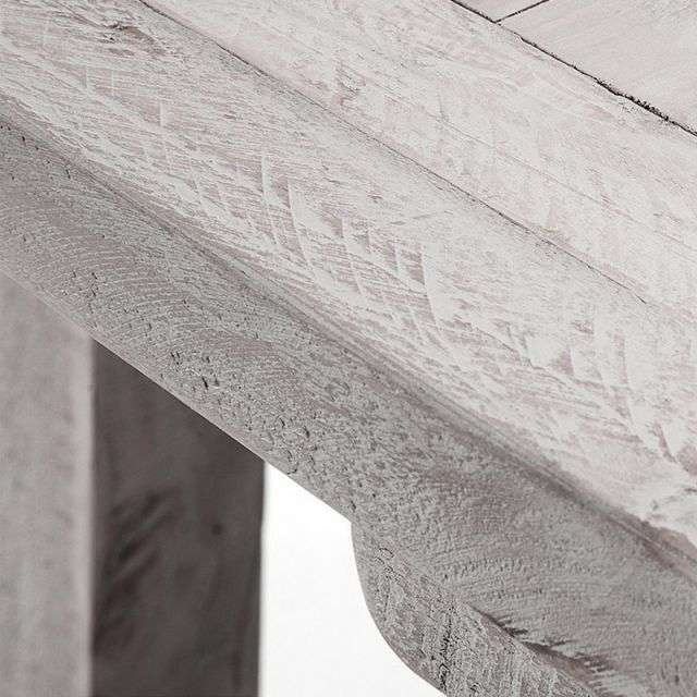 WOODY Table 160(220)x90 pine wood white wash