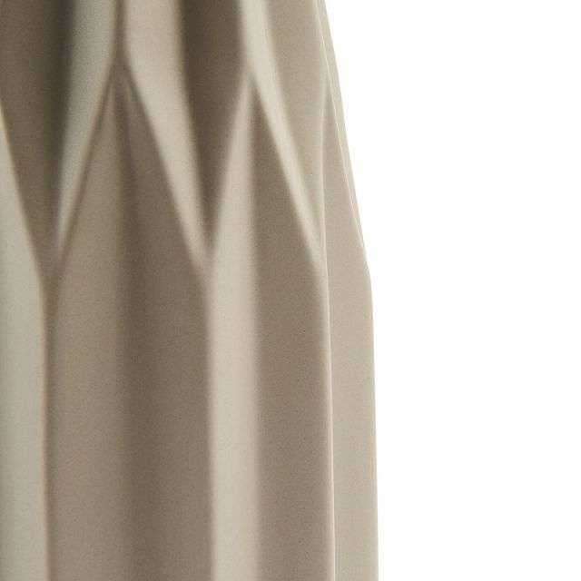 LINEAL Vase 26 cm ceramic light brown