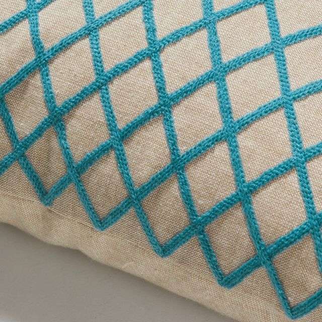 MARTINA Cushion 45x45 Cotton Blue