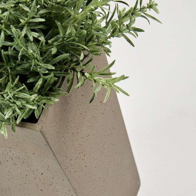 STEFY Set 2 vases cement grey