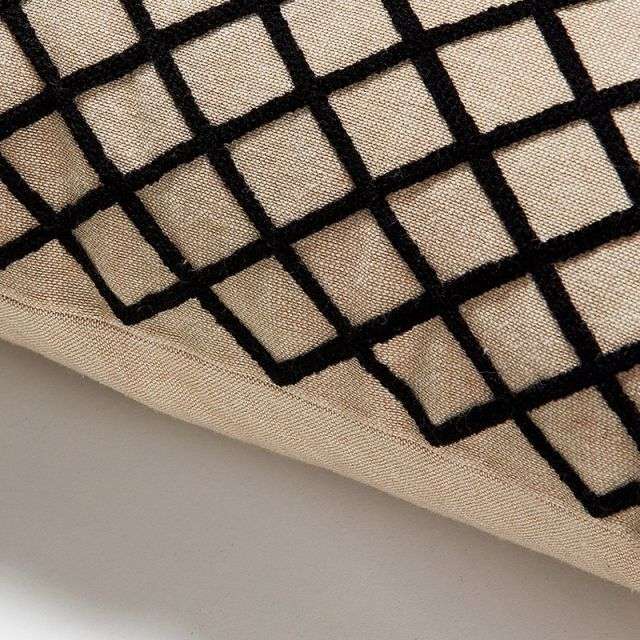 MARTINA Cushion 45x45 Cotton black