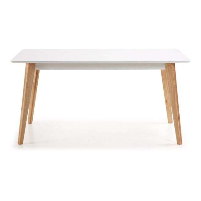MEETY Table 160x90 MDF Lacq Matt white