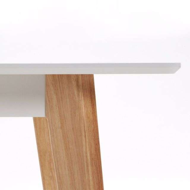 MEETY Table 160x90 MDF Lacq Matt white