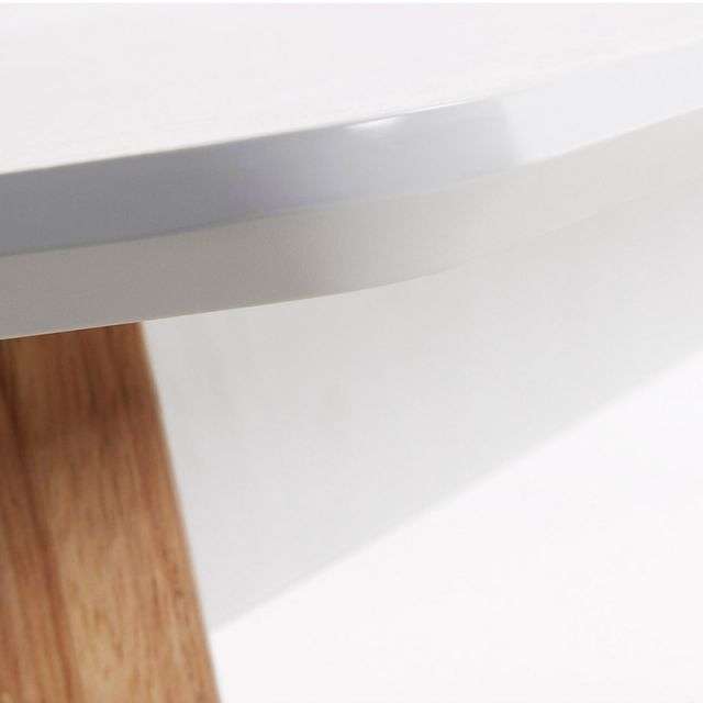 MEETY Table 160x90 MDF Lacq Matt white