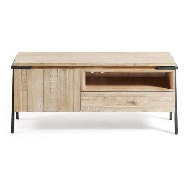 DISSET Tv cabinet 125x053 metal, acacia natural