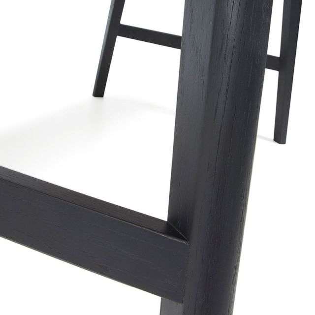 HENDRIX Table 180x90 black, oak veneer