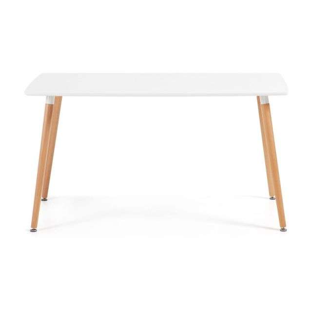 DAW Table 140×80 white Lacquered