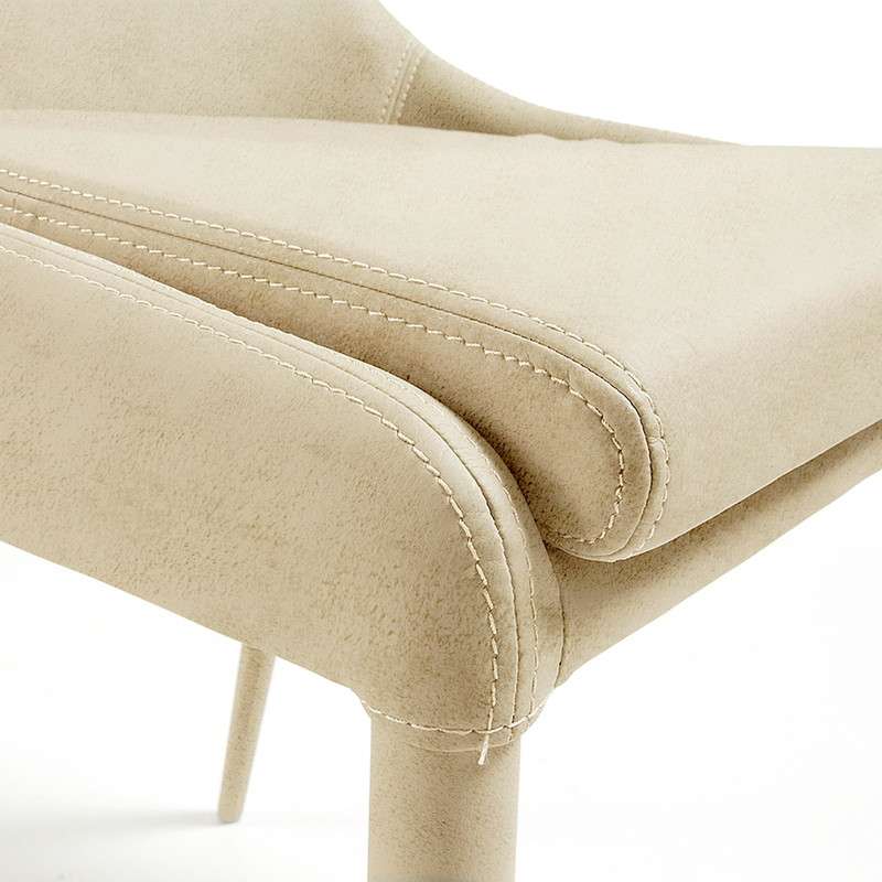 DANT Chair Eco-Nobuck beige【2脚セット】 | 商品カテゴリー,チェア | LaForma Japan