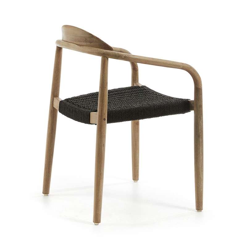 GLYNIS Armchair eucalyptus natural rope dark grey【4脚セット】 | 商品カテゴリー,アウトドア | LaForma Japan