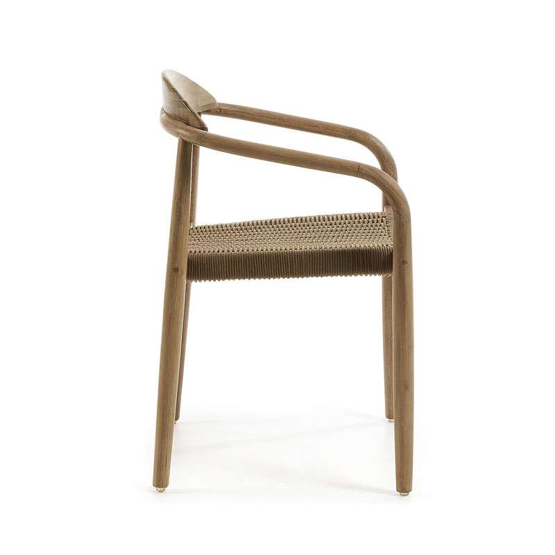GLYNIS Armchair eucalyptus natural rope beige【4脚セット】 | 商品カテゴリー,アウトドア | LaForma Japan