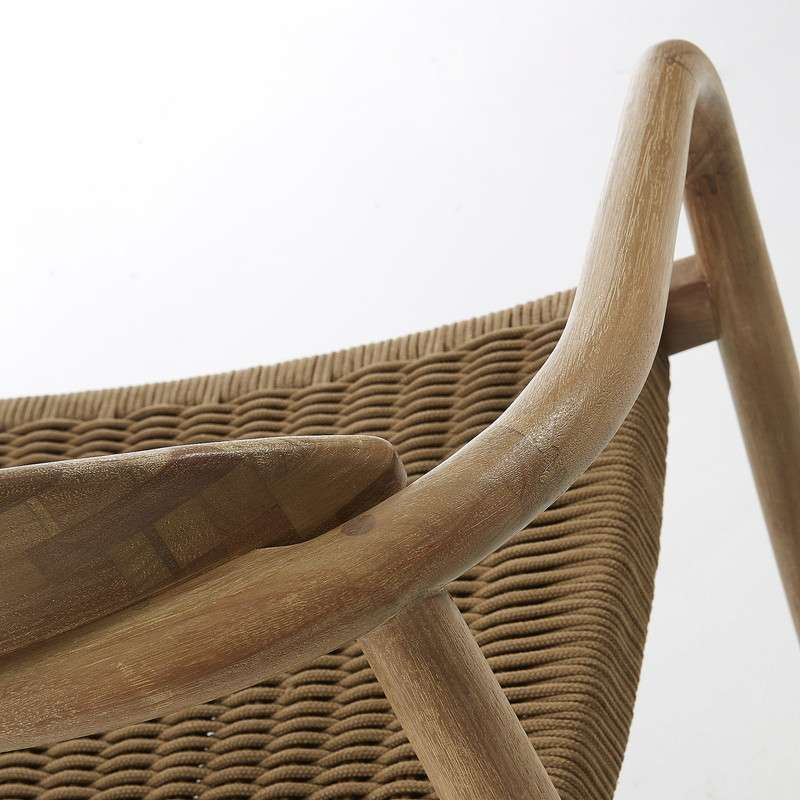 GLYNIS Armchair eucalyptus natural rope beige【4脚セット】 | 商品カテゴリー,アウトドア | LaForma Japan