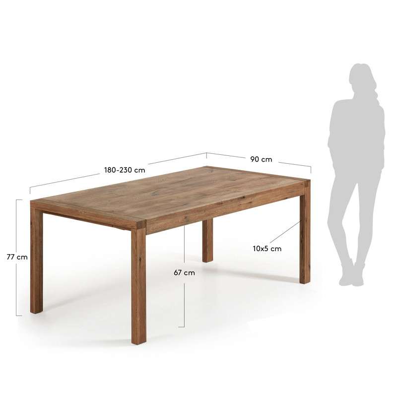 VIVY Table 180(230)x90 oak Antique | 商品カテゴリー,テーブル,ダイニングテーブル | LaForma Japan