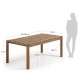 VIVY Table 180(230)x90 oak Antique | 商品カテゴリー,テーブル,ダイニングテーブル | LaForma Japan
