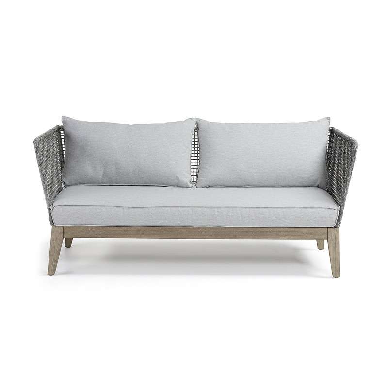 RELAX Sofa 3 seats acacia grey wash rope dark grey | 商品カテゴリー,ソファ | LaForma Japan