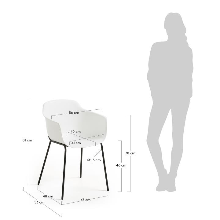 White Khasumi chair | 商品カテゴリー,チェア | LaForma Japan