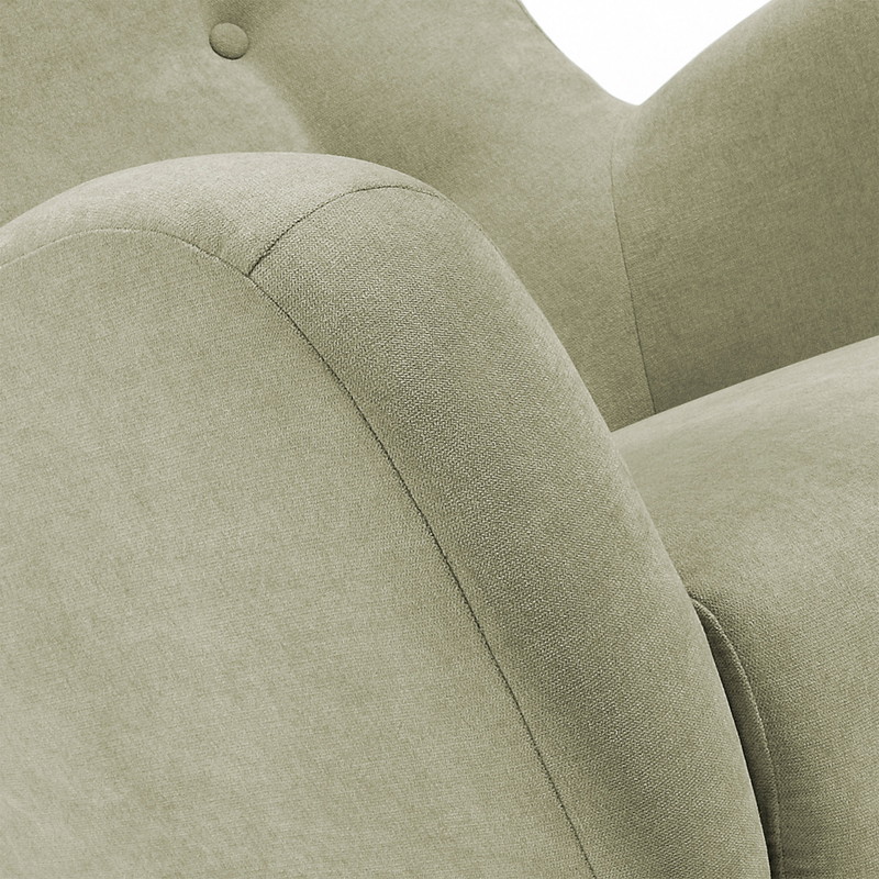 【SALE】PASSO Armchair natural wooden legs, fabric vint green | 商品カテゴリー,チェア | LaForma Japan