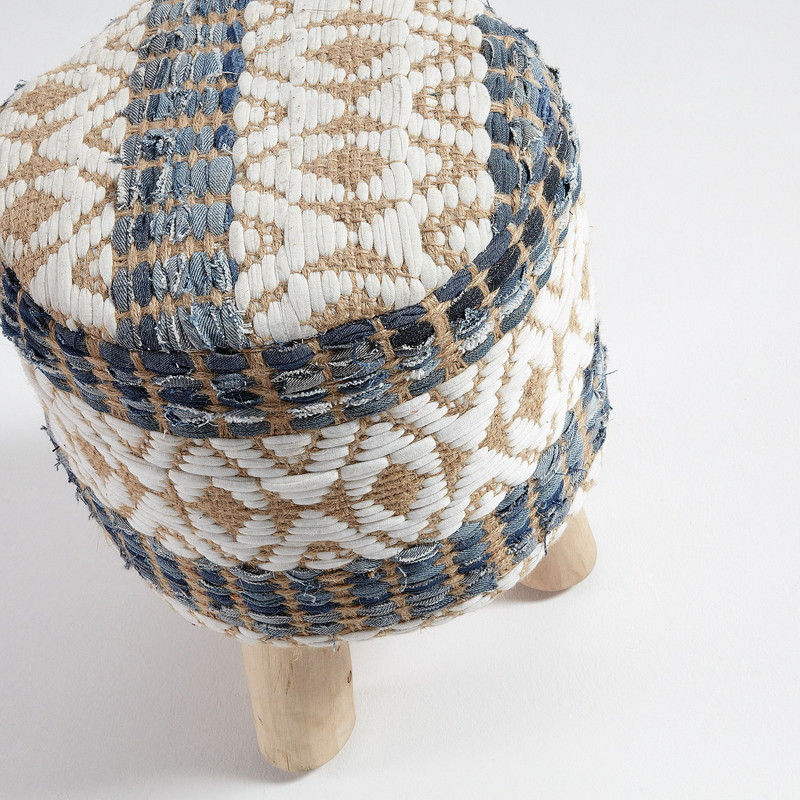 LOK Footrest eucalyptus  jute multicolor | 商品カテゴリー,チェア | LaForma Japan