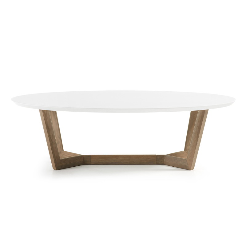 SURF Coffee Table grey Oak Lacquered Matt  white | 商品カテゴリー,テーブル | LaForma Japan