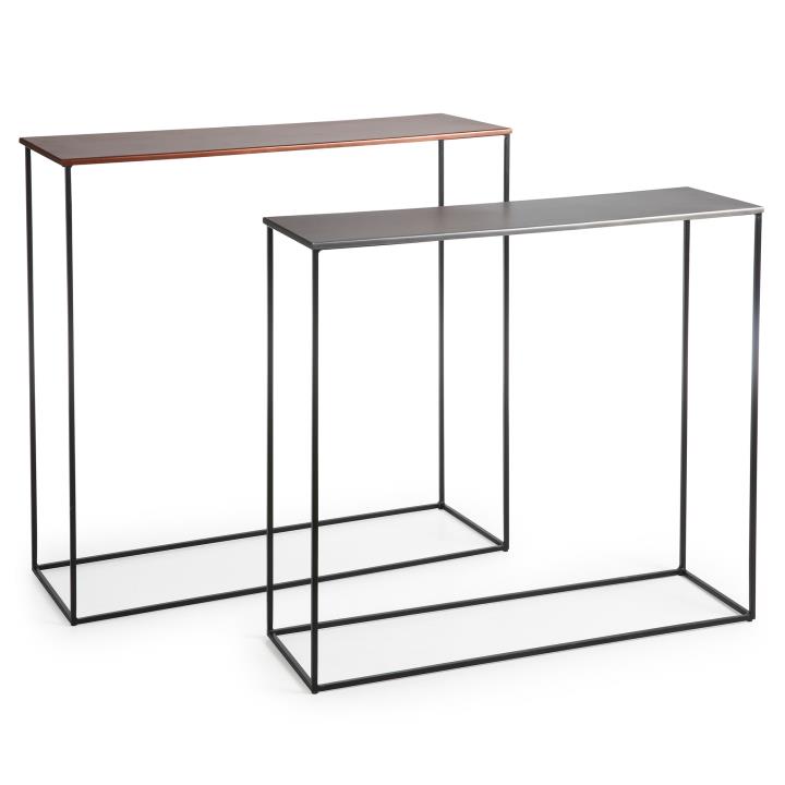 VILMU A Set 2 Console Table metal Zinc and Copper | 商品カテゴリー,収納家具 | LaForma Japan