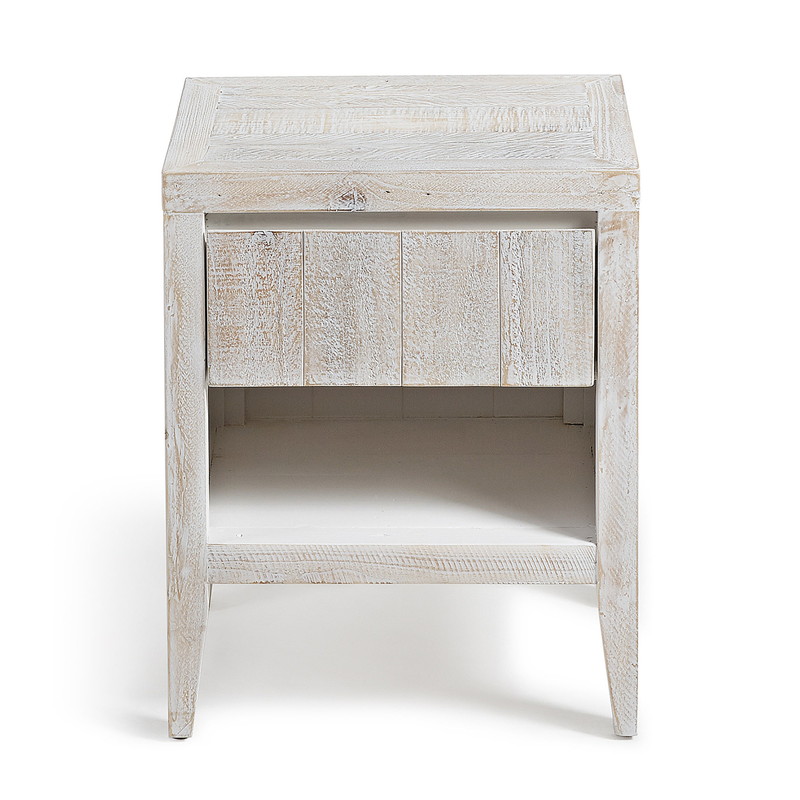 WOODY Bedside table 45x55 pine wood white wash | 商品カテゴリー,収納家具 | LaForma Japan