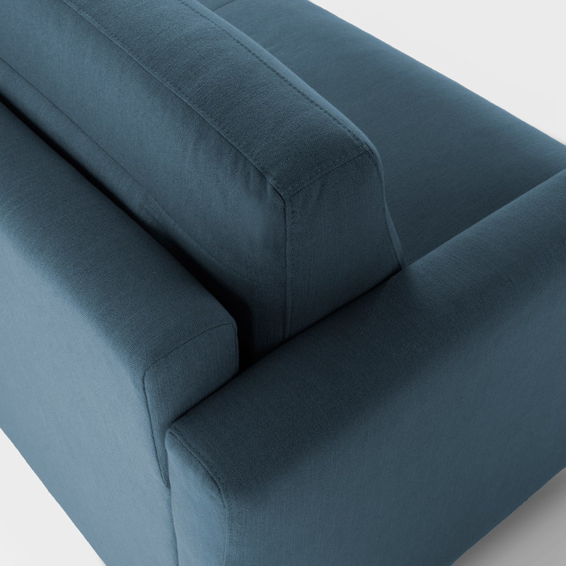 WESTRIVER Sofa bed 140 visco mattress blue | 商品カテゴリー,ソファ | LaForma Japan