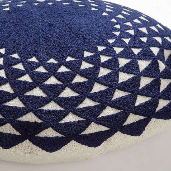 ZAPPA Cushion Φ45 blue | 商品カテゴリー,ホームテキスタイル | LaForma Japan