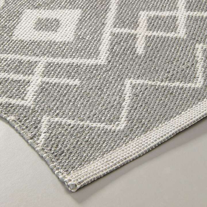 ADDISON Rug Pvc 130x190 grey white | 商品カテゴリー,ホームテキスタイル | LaForma Japan