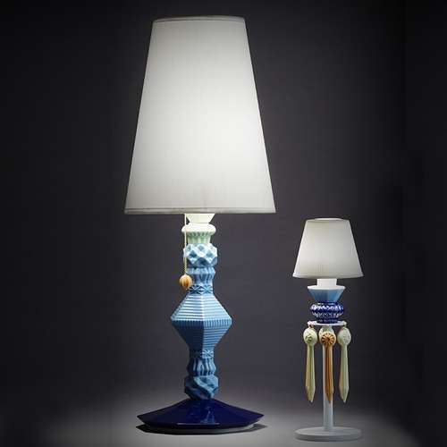 Lladro（リヤドロ）「Belle du Nuit（ベル・ドュ・ニュイ）」ラージ・ランプ/マルチカラー[610A23303]|テーブルスタンド|照明器具|yamagiwa Online Store