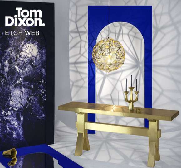 TOM DIXON（トム・ディクソン）「ETCH WEB（エッチウェブ）」ブラス（ランプ別売）[771ETW01B]|ペンダント（ヤマギワ・他）|照明器具|yamagiwa Online Store