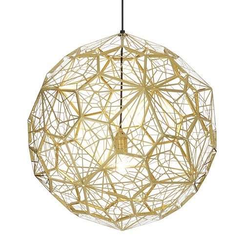 TOM DIXON（トム・ディクソン）「ETCH WEB（エッチウェブ）」ブラス（ランプ別売）[771ETW01B]|ペンダント（ヤマギワ・他）|照明器具|yamagiwa Online Store