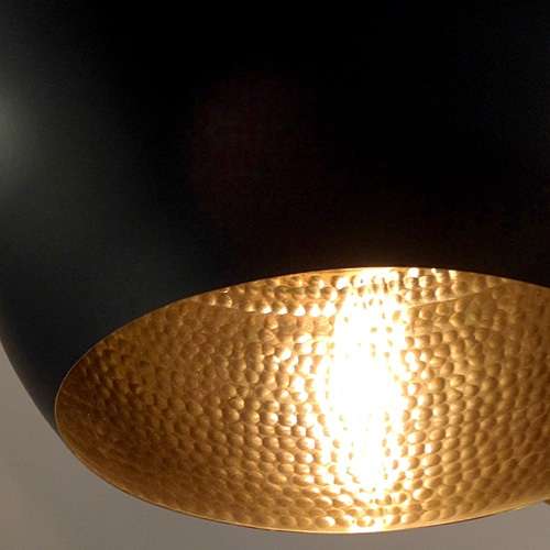 TOM DIXON（トム・ディクソン）「BEAT FAT（ビート ファット）」ブラック（ランプ別売）[771BLS02]|ペンダント（ヤマギワ・他）|照明器具|yamagiwa Online Store