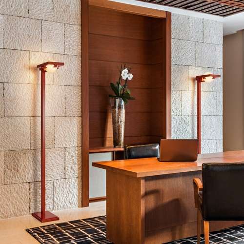 Frank Lloyd Wright（フランクロイドライト)「ROBIE 1 MINI FLOOR（ロビー)」|フロアスタンド|照明器具|yamagiwa Online Store