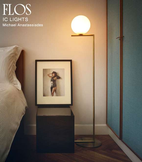 FLOS(フロス)「IC LIGHTS F2」ゴールド[756ICLIGHTS/F2/GLD]|フロアスタンド|照明器具|yamagiwa Online Store