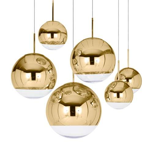 TOM DIXON（トム・ディクソン)「MIRROR BALL PENDANT 50（ミラーボール)」ゴールド【ランプ別】【専用ランプ】[771MBB50G]|ペンダント（ヤマギワ・他）|照明器具|yamagiwa Online Store