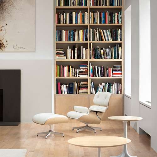 HermanMiller（ハーマンミラー）「Eames Lounge Chair & Ottoman」ホワイトアッシュ【取寄品】[267ES67071RE1R01] | チェア（イームズ・他） | 家具の通販「ヤマギワオンラインストア」