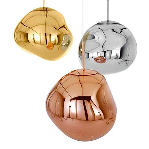 TOM DIXON（トム・ディクソン）「MELT（メルト）30cm」クローム（ランプ別売）[771MES02CH] | TOM DIXON | ペンダントライトの通販「ヤマギワオンラインストア」