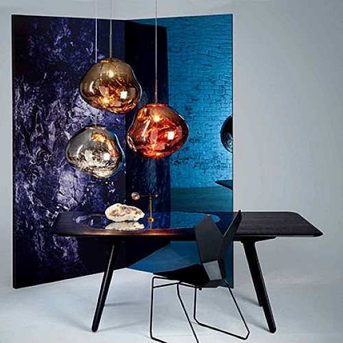 TOM DIXON（トム・ディクソン）「MELT（メルト）50cm」クローム（ランプ別売）[771MES01CH] | TOM DIXON | ペンダントライトの通販「ヤマギワオンラインストア」