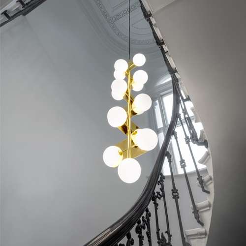 TOM DIXON（トム・ディクソン)「PLANE DROP CHANDELIER（プレーン)」【受注品】【ランプ別】【専用ランプ】【要電気工事】[771SLL05B] | TOM DIXON | ペンダントライトの通販「ヤマギワオンラインストア」