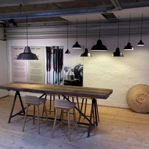 MADE BY HAND（メイド・バイ・ハンド）「The work shop lamp MEDIUM」ミディアム/ブラック(ランプ別) | ペンダントライト | 照明器具の通販「ヤマギワオンラインストア」