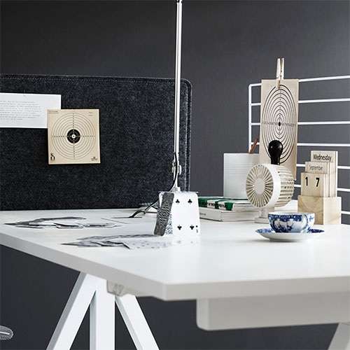 string (ストリング) 昇降式デスク 「string works」 ホワイトラミネート 120cm | デスク | 家具の通販「ヤマギワオンラインストア」