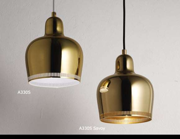【予約注文】【コードカット無料】artek(アルテック)「A330S GOLDDEN BELL SAVOY」ブラス[914A330S/SAVOY] | ペンダントライト | 照明器具の通販「ヤマギワオンラインストア」