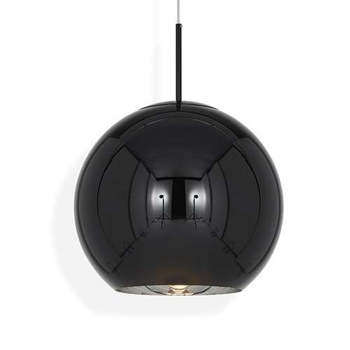 TOM DIXON(トム・ディクソン)  ペンダント照明 COPPER ROUND PENDANT 45 ブラック | ペンダントライト | 照明器具の通販「ヤマギワオンラインストア」