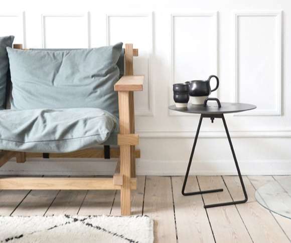 MOEBE（ムーベ）「SIDE TABLE（サイド・テーブル）」ブラック[996STBLBT] | サイドテーブル | テーブルの通販「ヤマギワオンラインストア」