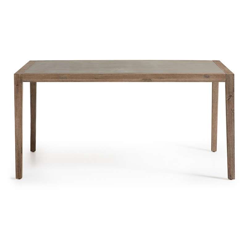 CORVETTE Table 160x90 acacia wh wash poly-cement grey | 商品カテゴリー,テーブル,ダイニングテーブル | LaForma Japan